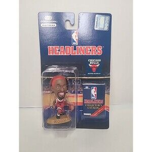 DENNIS RODMAN - Chicago Bulls Corinthian Headliners 1996 NBA Figure Blonde Hair